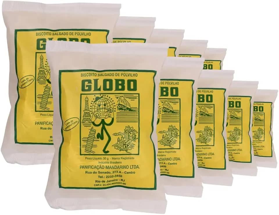 Biscoito Globo Rio de Janeiro, Salgado, 10 Pacotes 30g