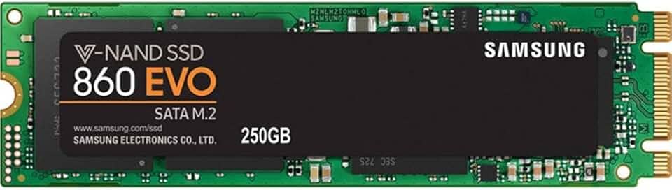 Samsung 860 EVO 250GB M.2 SATA Internal SSD (MZ-N6E250BW)