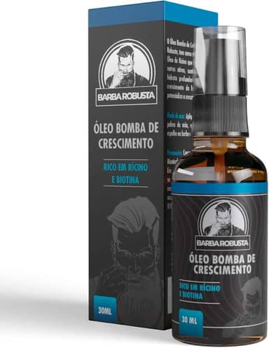 Barba Robusta Oleo Para Barba Tira Frizz Modela Barba Robusta Hidrata e Estimula o Crescimento da Barba