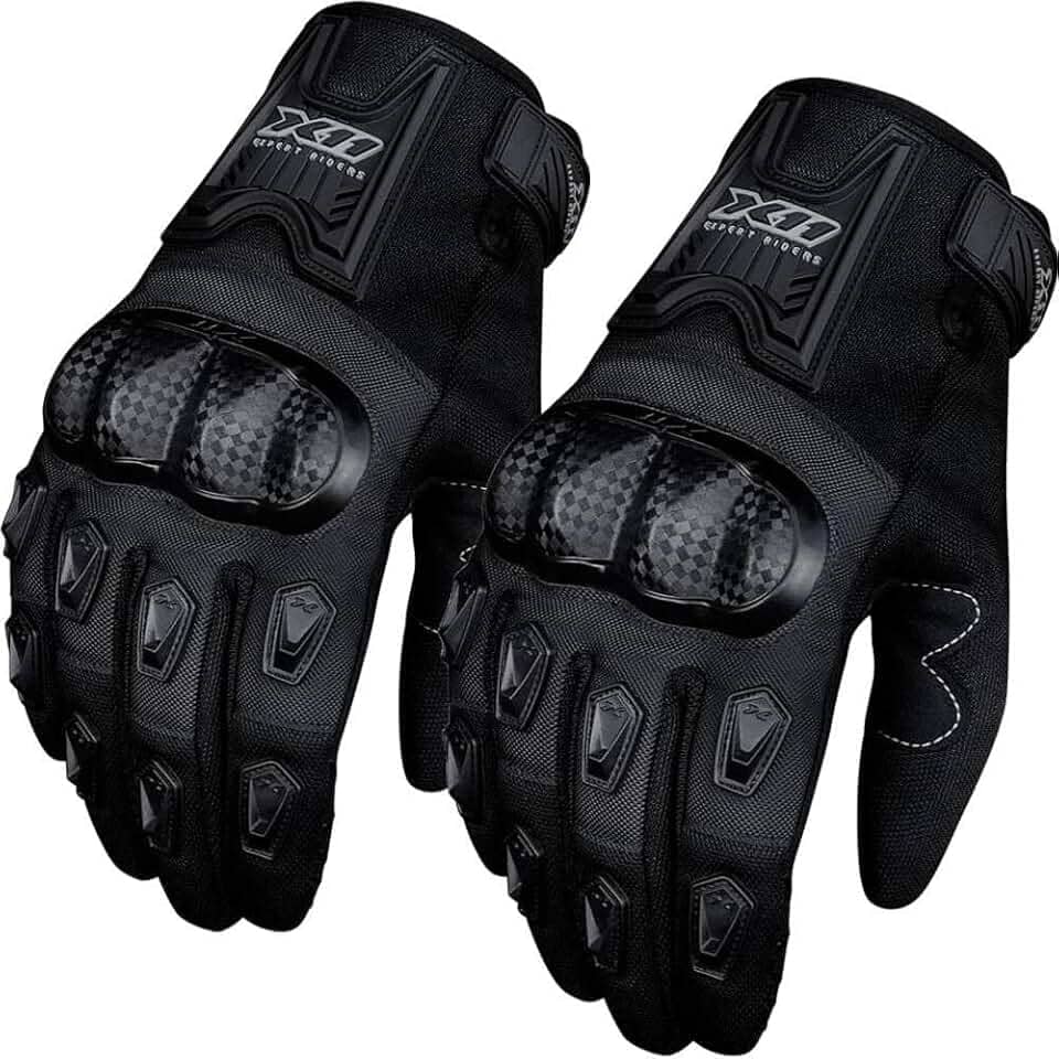 Luva X11 Blackout Moto Motoqueiro Motociclista Motoboy Cor Preto