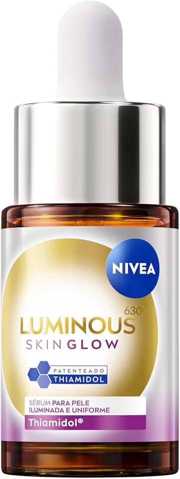 NIVEA LUMINOUS630® Skin Glow Sérum 15 ml - Com Thiamidol, Niacinamida e Aloe Vera