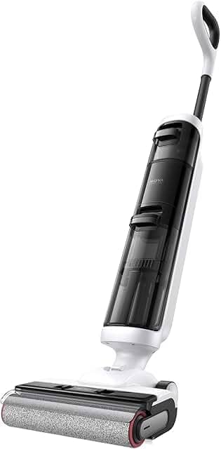 DREAME K20 Aspirador de Pó Vertical sem fio, 3 Modos Limpeza, Autolimpeza com um toque, Movimento Autopropelido, Escovas Duplas para Cantos, 30 Minutos de Uso Contínuo, Funciona em 100V-240V