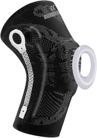 Joelheira de Compressão Profissional Snake para proteção e recuperação do joelho Premium Rubber Fit (G)