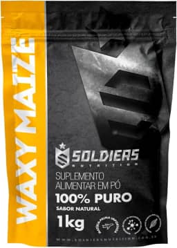 Waxy Maize 1Kg - 100% Puro Importado - Soldiers Nutrition