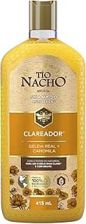 Tio Nacho - Shampoo Clareador Antiqueda para cebelos fracos e sem brilho, 415ml, Cabelos lindos e Brilhantes