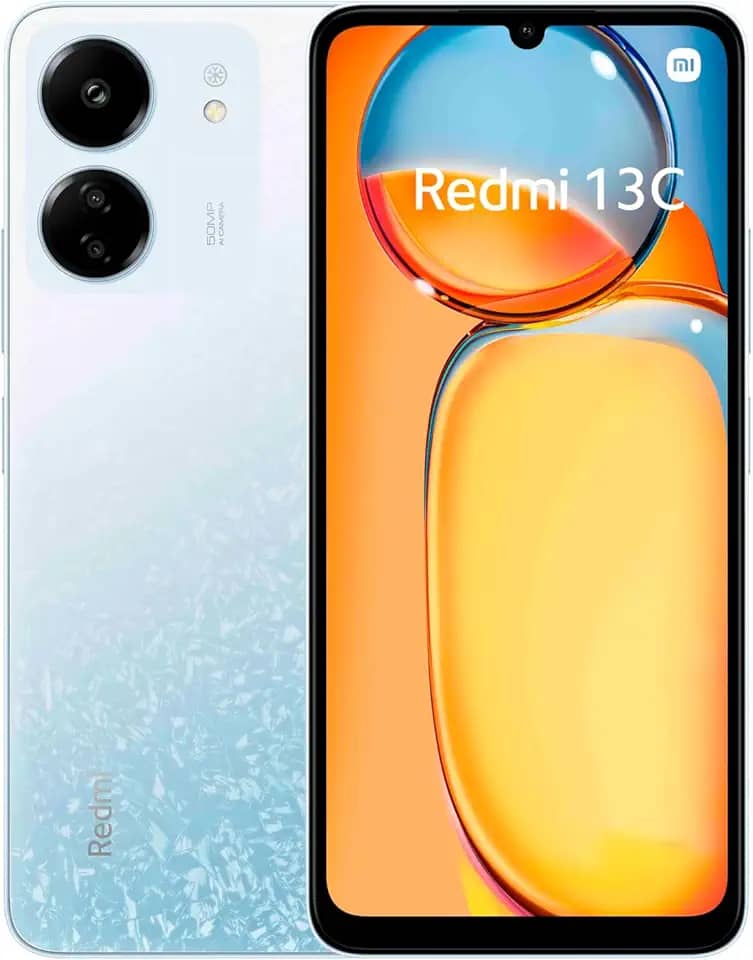 Smartphone Xiaomi Redmi 13C, 128GB, Tela 6,74', Câmera 50MP, 4GB RAM