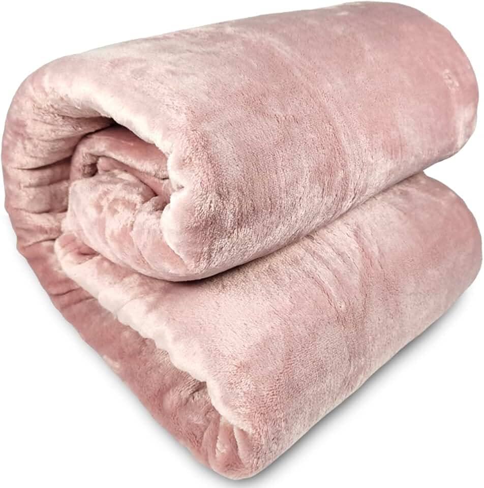 Cobertor Queen Corttex Lumini Super Soft Alta Gramatura 300g Manta Microfibra Poliéster Toque Seda - Coberta Colcha (Rosa Rosé)