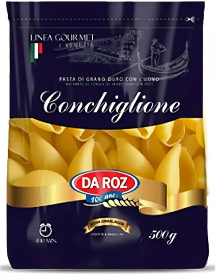 Macarrão Conchiglione Grano Duro Gourmet Veneza Da Roz 500g