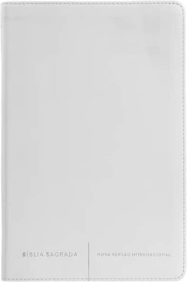 Bíblia Sagrada Slim NVI, Luxo, Capa Branca