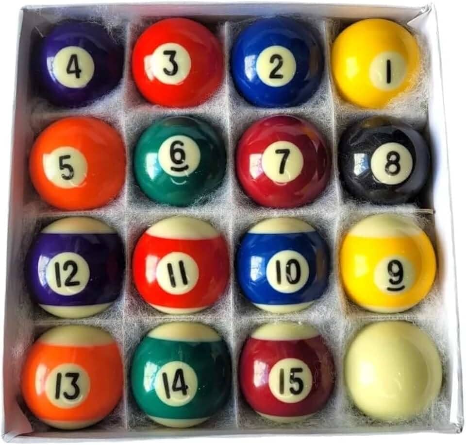 Jogo De Bolas Profissionais P/Sinuca Bilhar 50m+branca