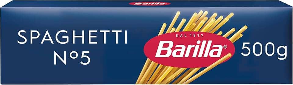 Barilla N.5 - Macarrão Grano Duro, Spaguetti, 500g