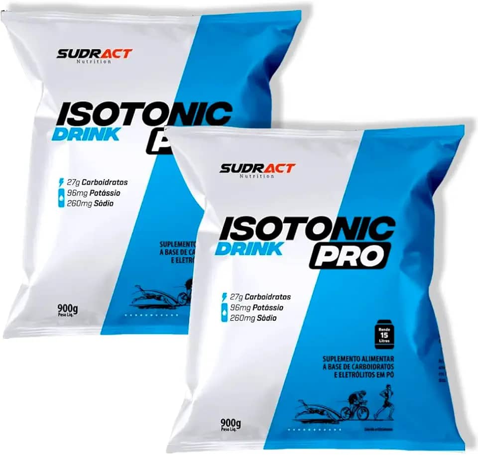 Kit 2x Repositor Isotonic Pro 900g Cada - Sudract (Limão)
