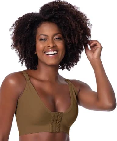 Sutiã De Compressão Pós Cirúrgico Com Abertura Frontal Reforçado