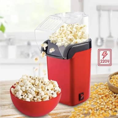 Pipoqueira Elétrica Grande Premium Saudável Sem Óleo (Vermelho - 220V)