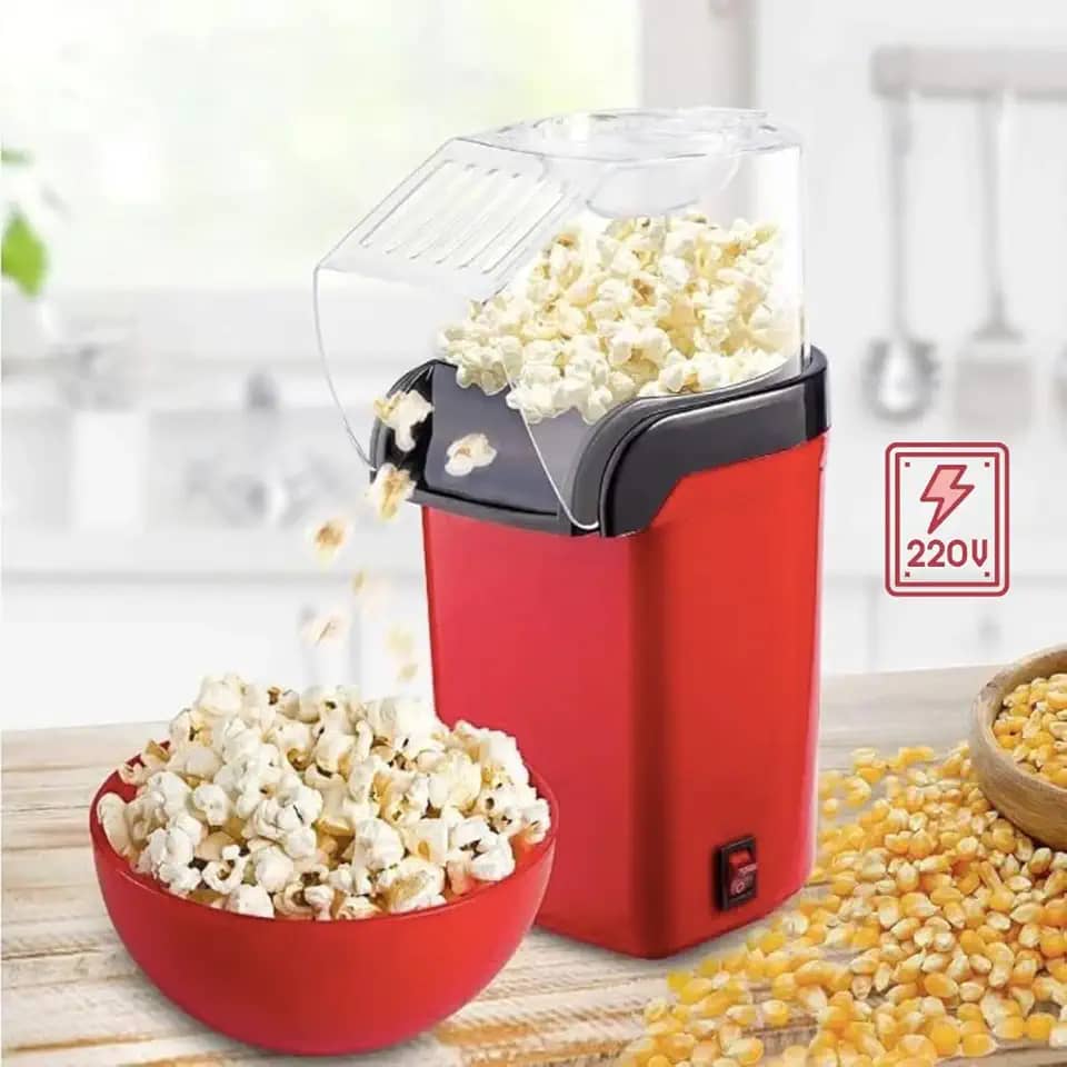 Pipoqueira Elétrica Grande Premium Saudável Sem Óleo (Vermelho - 220V)