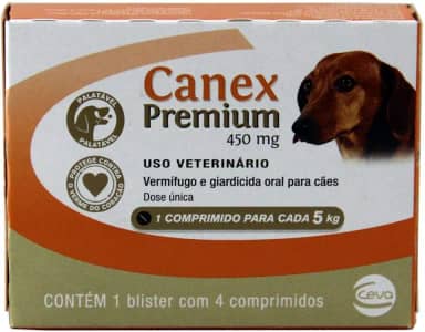 Ceva Vermífugo Canex Premium Cães 5Kg Para Cães