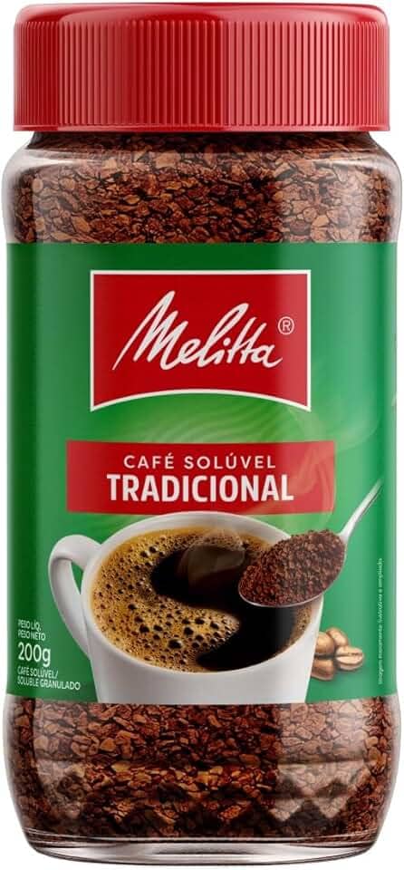 Melitta Café Solúvel Granulado TradicionalVidro 200g