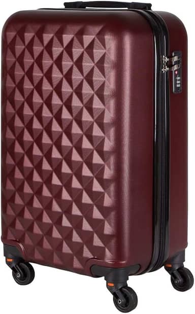 Mala de Bordo em ABS Com 4 Rodas 360 - Inglaterra (Vinho)