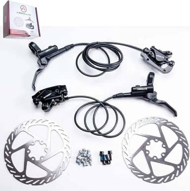 Kit Freio A Disco Hidráulico Bike Com Rotor 160mm Absolute