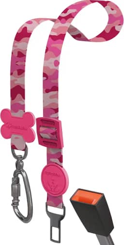 Cinto De Segurança Pet Universal Cachorro Gato Várias Estampas (armypink)
