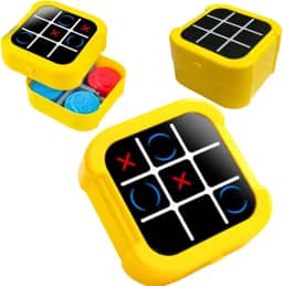 Brinquedo Educativo 5 em 1 com Som e Tela Touch | Jogo da Velha + Memória Eletrônico e muito mais que Estimula o Cérebro