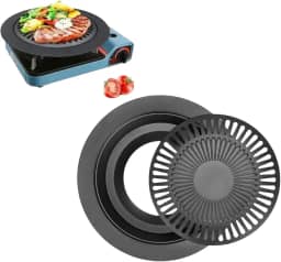 Churrasqueira de Fogão Sem Fumaça, 32 cm, Preta
