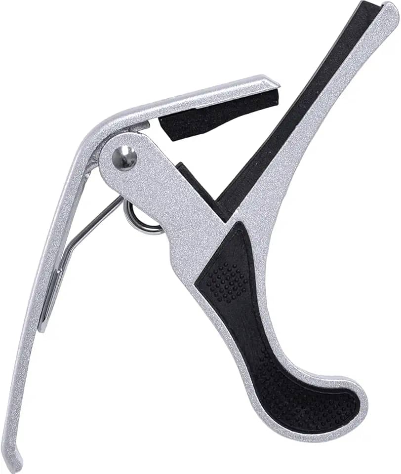 CAPOTRASTE PARA VIOLÃO EM ALUMÍNIO TONANTE PRATA - CPT10