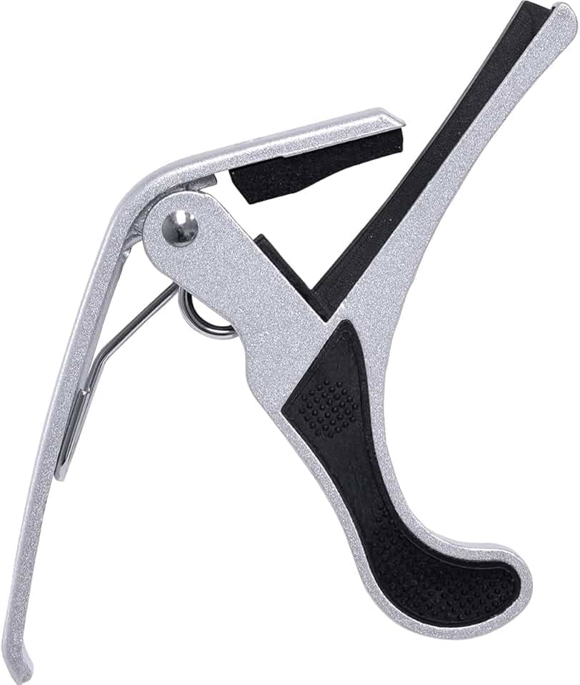 CAPOTRASTE PARA VIOLÃO EM ALUMÍNIO TONANTE PRATA - CPT10