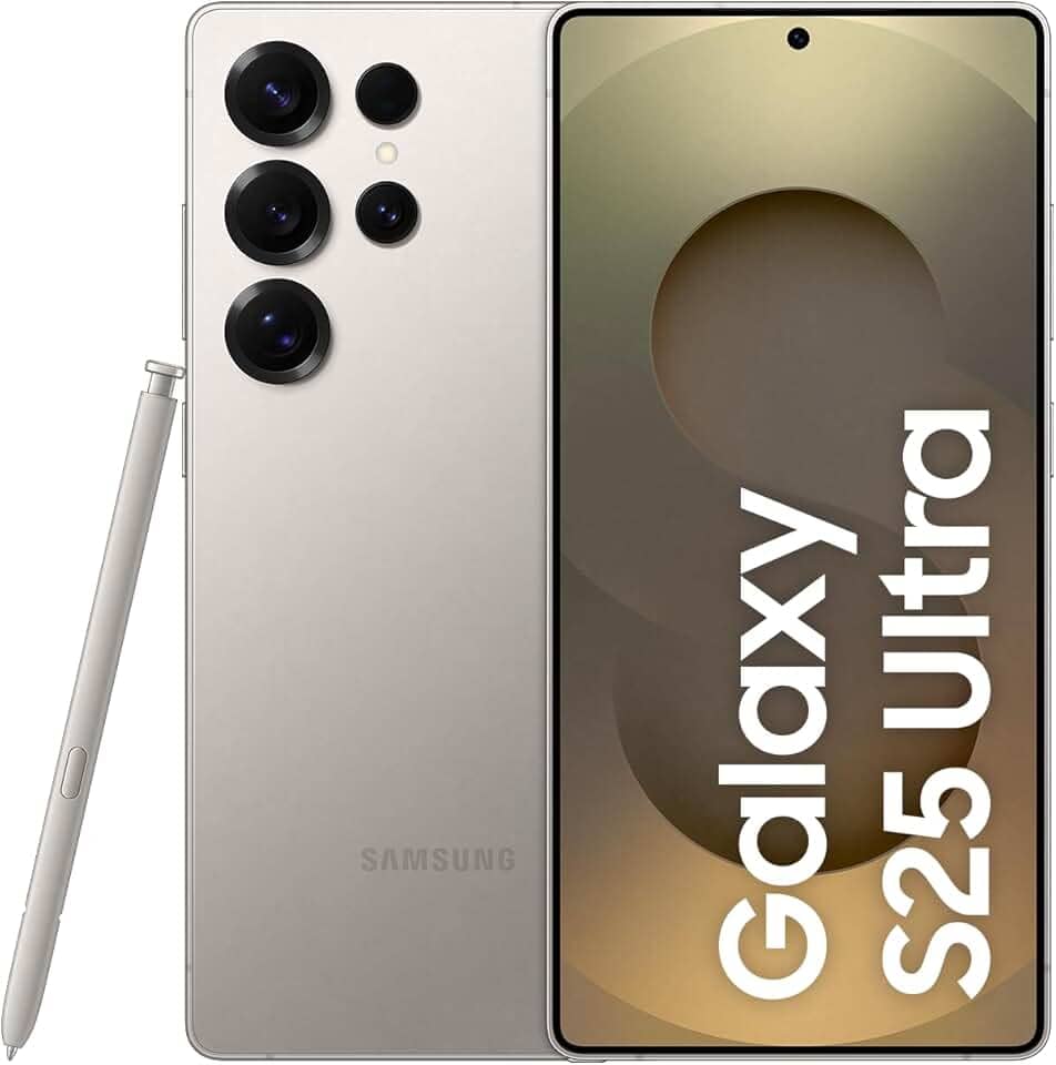 Celular Samsung Galaxy S25 Ultra 5G, 256GB, 12GB RAM, Câmera Quádrupla de 200+50+10+50, Tela Grande de 6.9", Titânio Cinza