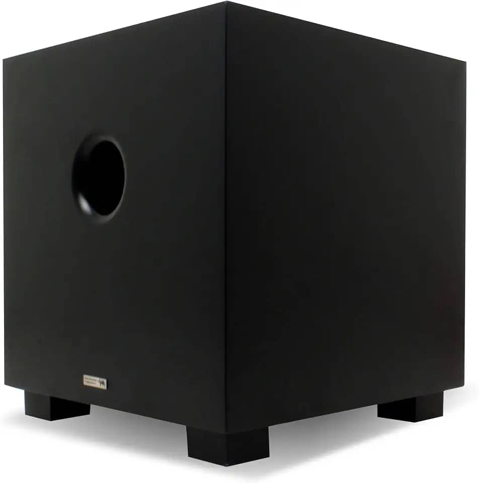 AAT Compact Cube 8" - Subwoofer ativo de 8" com 200W RMS, Preto