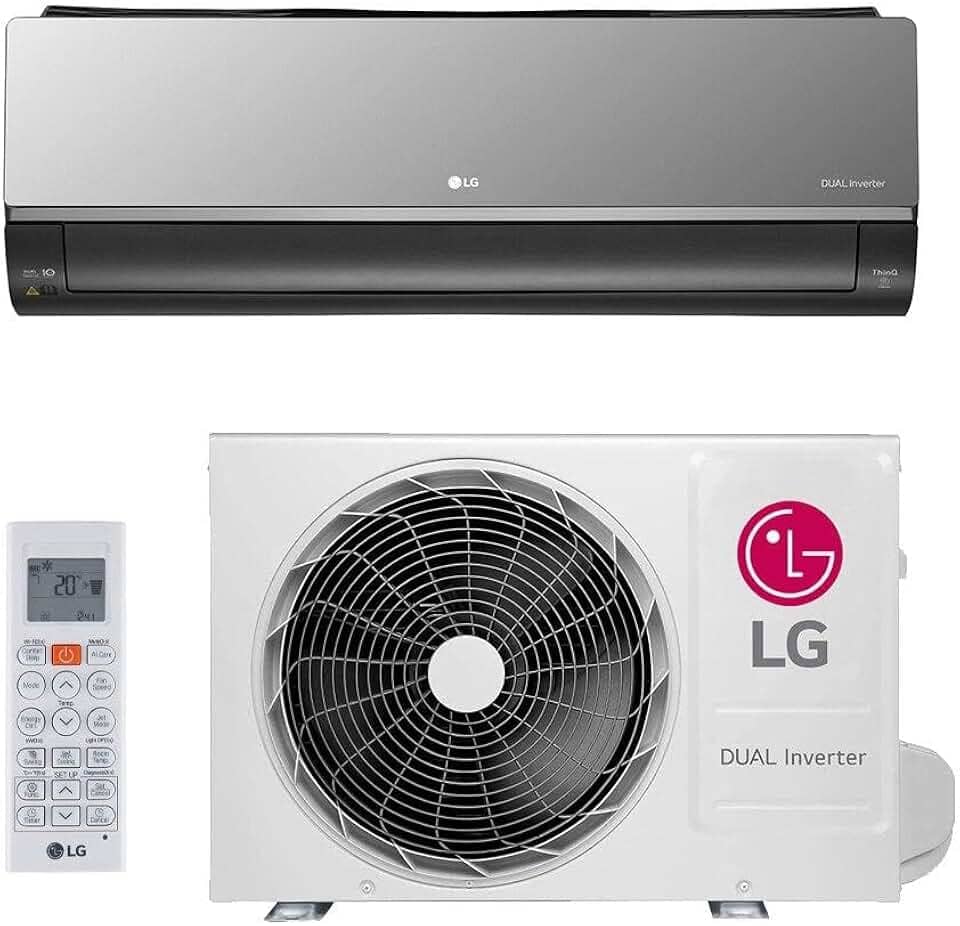 Ar Condicionado Hi Wall Inverter LG Dual Voice Artcool 12.000 Btus Quente e Frio 220V R-32