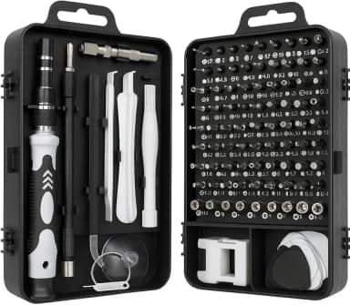 Kit de Ferramentas de Precisão 115 em 1 – Estojo Profissional Kit Reparo para Celular, Notebook, PC, Relógios e Eletrônicos | Storeasy
