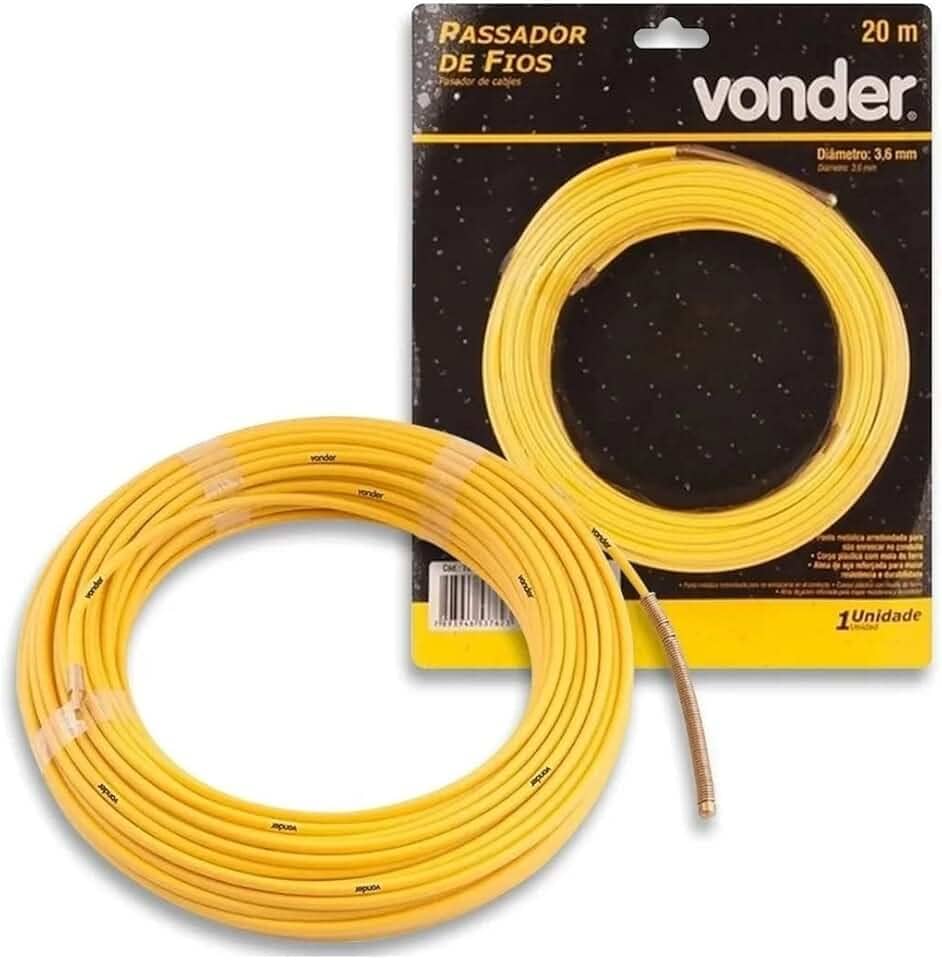 Passador de Fio 20 M (Com Alma Aço) Vonder
