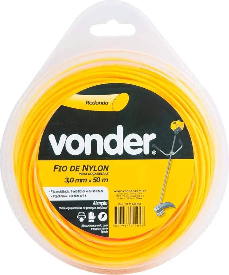 Vonder, Fio De Nylon, 3,0, Mm X 50 M, Redondo.