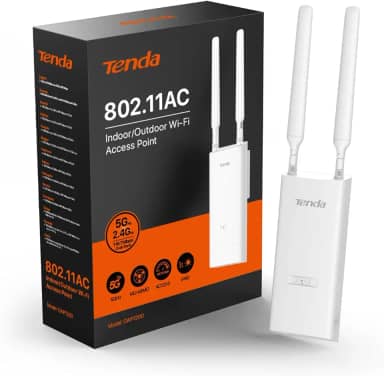 Tenda Ponto De Acesso Wi-Fi Externo Banda Dupla Ac1200 (Oap1200), Mu-Mimo, À Prova D'Água Ip65, Alimentado Por Poe, Ideal Para Quintais E Garagens