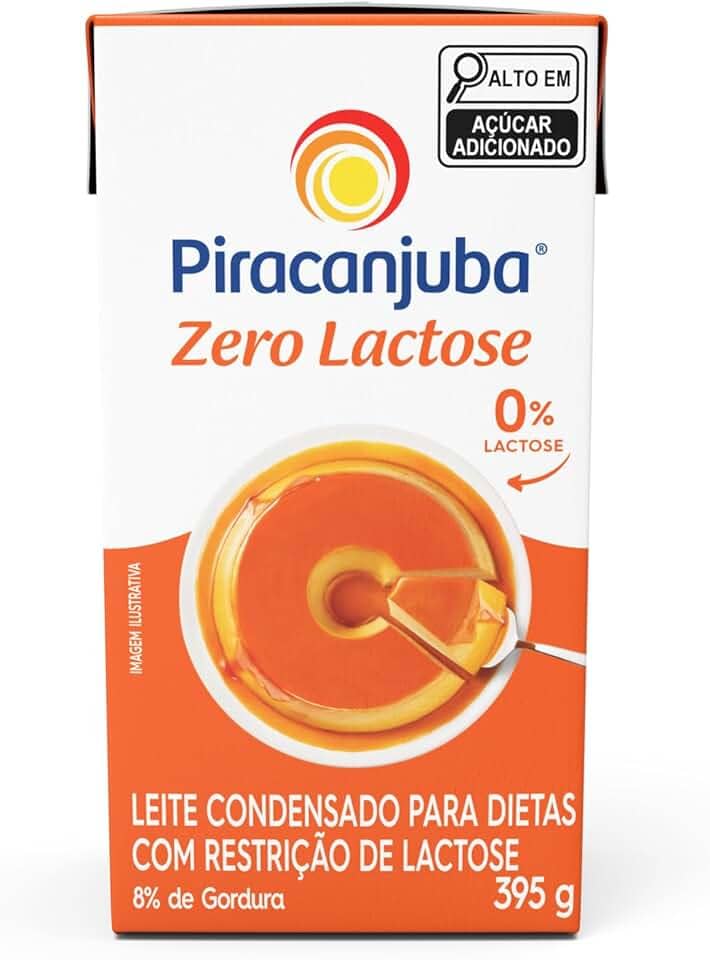 Piracanjuba Leite Condensado Zero Lactose 395G