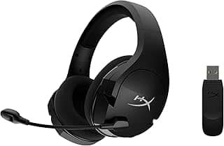 Headset Sem Fio Gamer HyperX Cloud Stinger Core 7.1 -HHSS1C-BA-BK/G, Preto, Grande