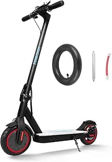 HONEYWHALE S2 Patinete Elétrico Dobrável para Adultos, 500W Scooter Eletrica, Velocidade Máxima de 30KM/H, Autonomia de 20KM, Bateria (36V, 6.6AH), Pedais Iluminados em 7 Cores