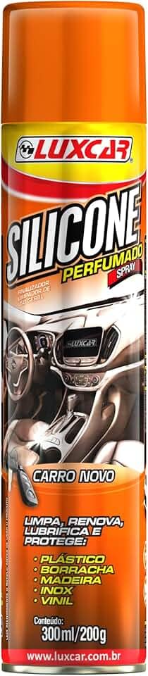 Silicone Perfumado Spray Carro Novo Luxcar 300 Ml