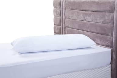 Fronha Travesseiro De Corpo Pele De Pêssego 1,35x0,45 Xuxão Branca