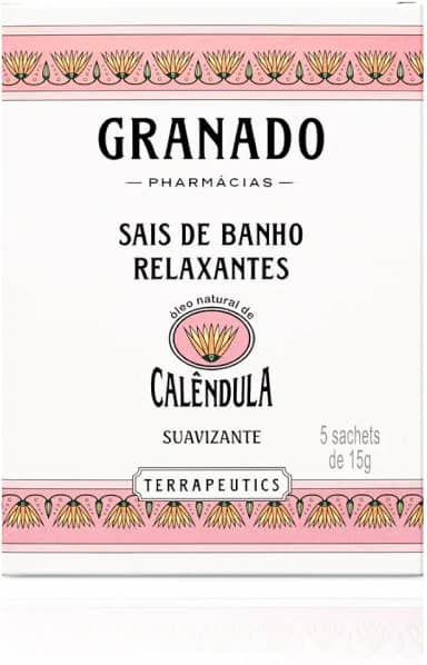 Granado Sais De Banho Terrapeutics, Calêndula, 15g, 5 Unidades