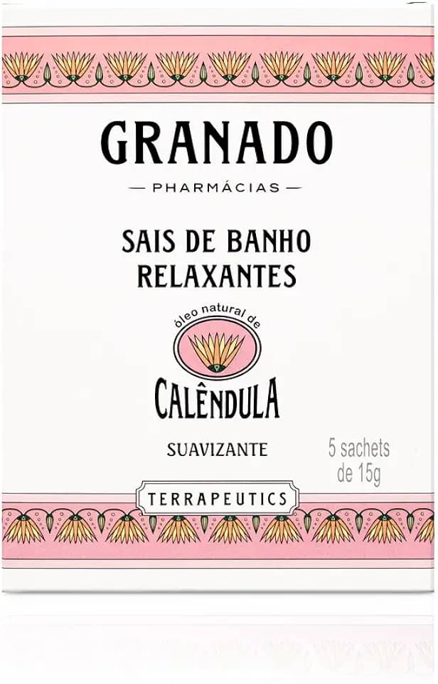 Granado Sais De Banho Terrapeutics, Calêndula, 15g, 5 Unidades