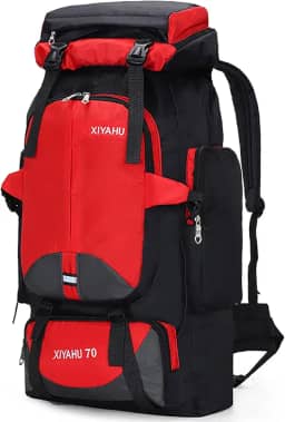 Lawaia Mochila de caminhada de 70 L, para acampamento, leve, mochila de viagem ao ar livre, trekking e escalada, trilha para homens