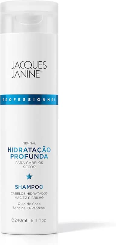 Jacques Janine Shampoo Hidratante Cabelos Secos 240 Ml
