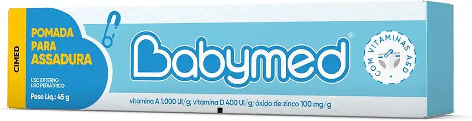 Babymed Menino Pomada Para Prevenção De Assaduras 45g
