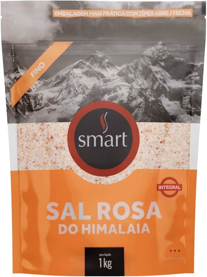 Smart Sal Rosa do Himalaia Fino Integral 1kg