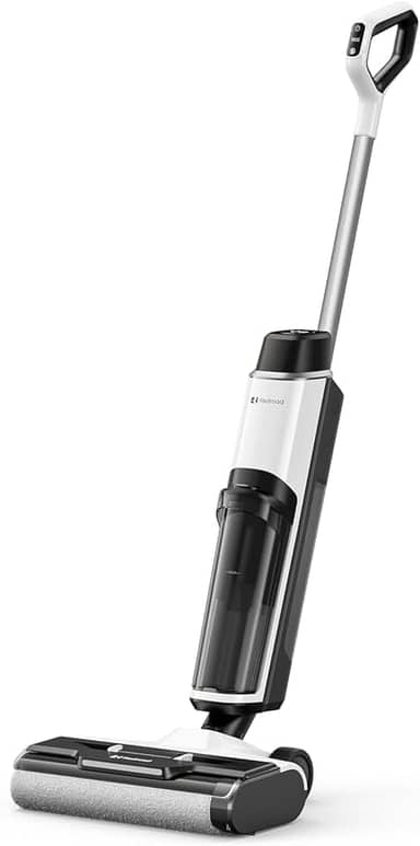 Aspirador Vertical de Pó Redroad W15 Sem Fio 3 em 1 Aspira Passa Pano Autolimpante Para Sólidos e Líquidos Pelos de Pet Cachorro Gato Potente Com Filtro HEPA Bivolt Aspirador 200w Capacidae 910ml