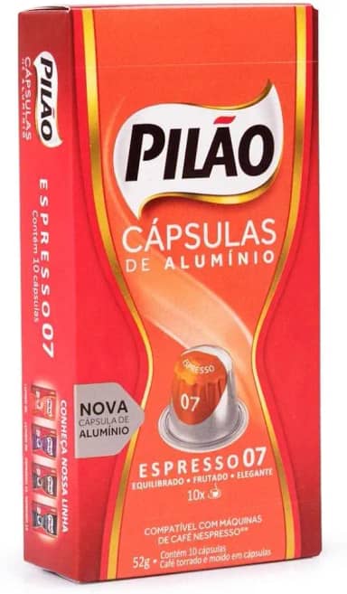 Café Pilão Cápsula Tradicional - 10 unidades - 52 gramas