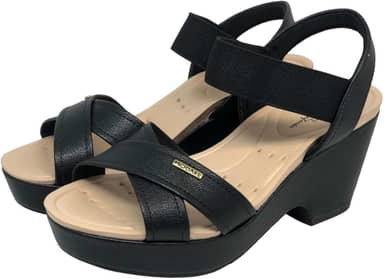 Sandália Feminina Salto Médio com Elástico Meia Pata Modare Ultra Conforto 7137.117