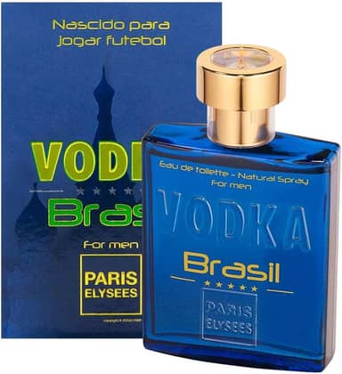 Vodka Brasil Azul De Paris Elysees Eau De Toilette Masculino 100 ml